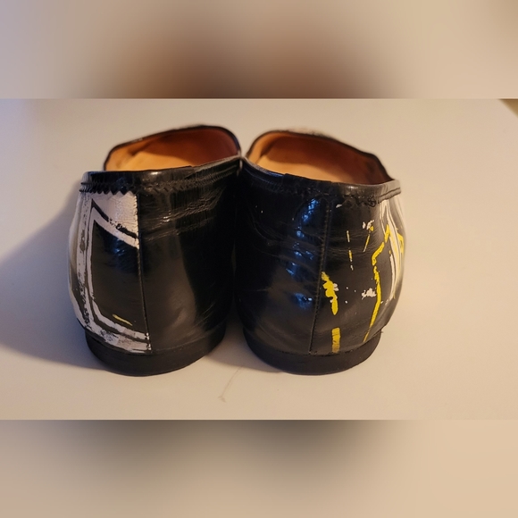 Christian Loboutin Paris Womens 38.5 8.5 Italy Made Ballet Flats Shoes - Picture 7 of 12